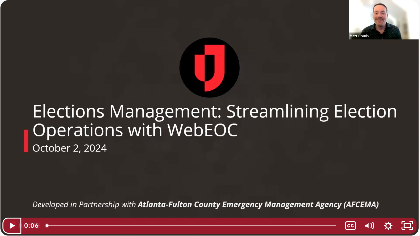 Streamlining Elections Management with WebEOC